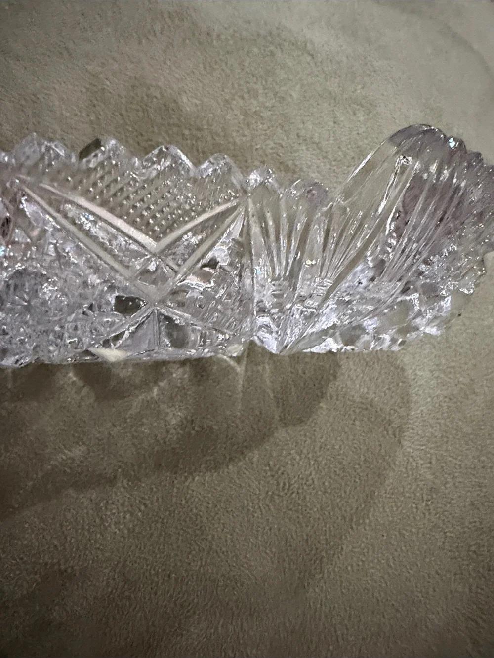 Vintage crystal piece Imperial Glass Company dates back to the 1930s.